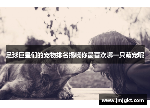 足球巨星们的宠物排名揭晓你最喜欢哪一只萌宠呢
